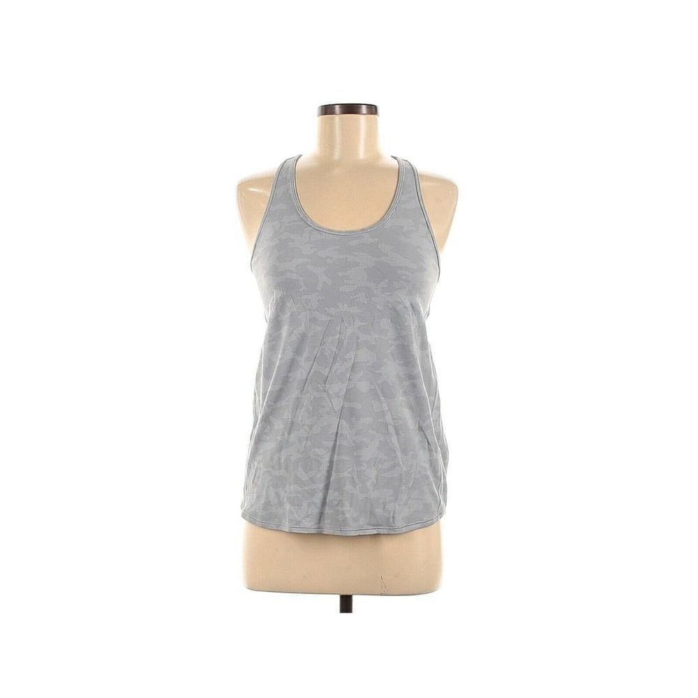 Lululemon Size 6 Cool Racerback CRB *LUX Incognito Camo Jacquard Alpine White